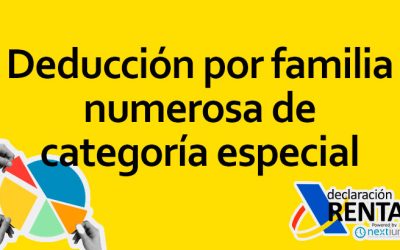 Deducción por Familia Numerosa de Categoría Especial en la Declaración de la Renta en España