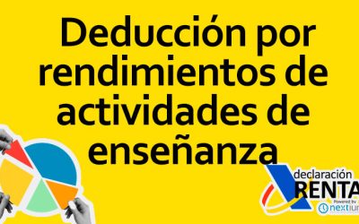Deducción por Rendimientos de Actividades de Enseñanza en la Declaración de la Renta en España