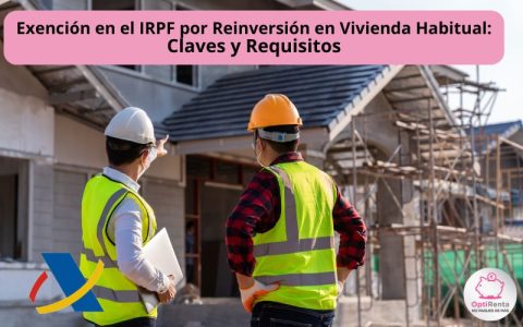 Exención en el IRPF por Reinversión en Vivienda Habitual