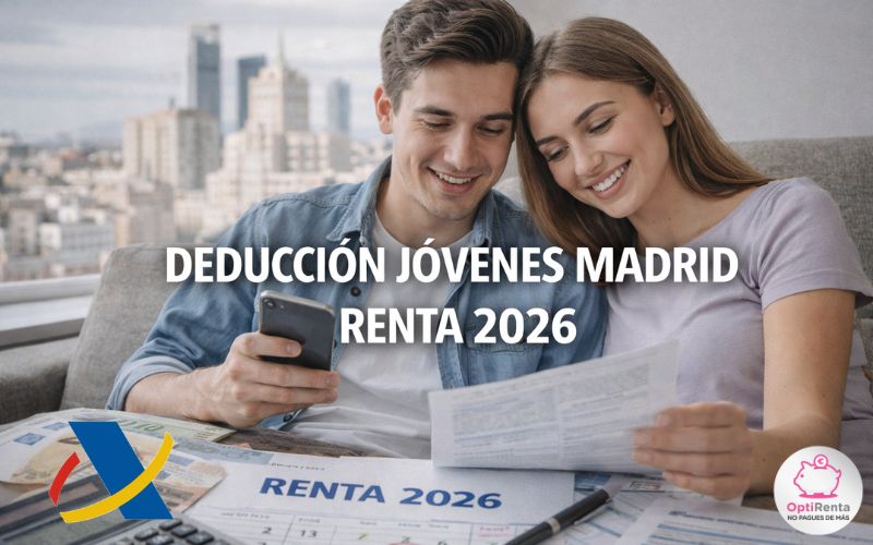 Deducción jóvenes Madrid Renta 2026