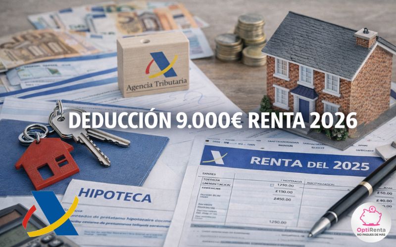 La deducción 9.000€ Renta 2026
