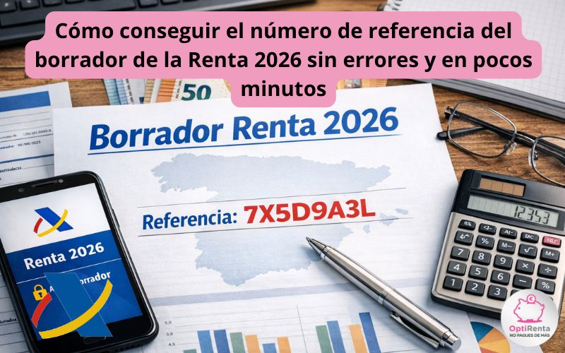 Cómo conseguir el número de referencia del borrador de la Renta 2026