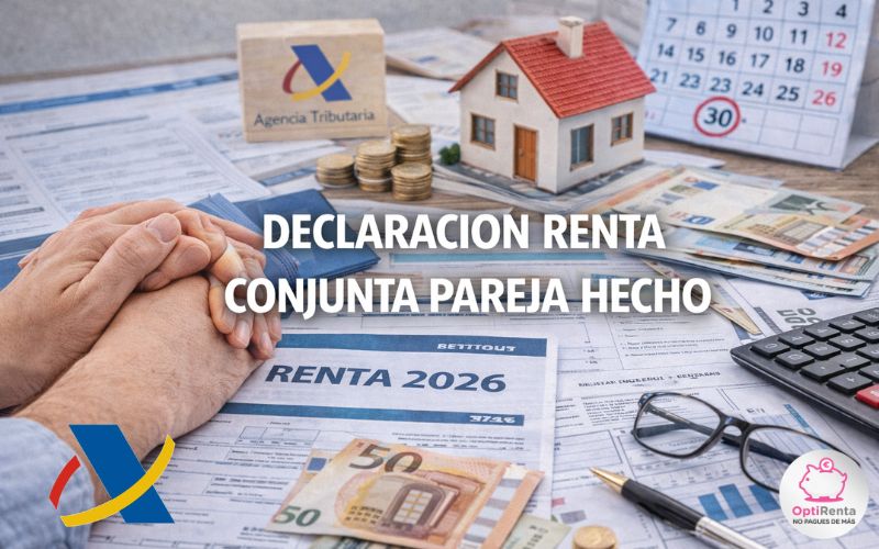 Declaración de Renta conjunta siendo pareja hecho