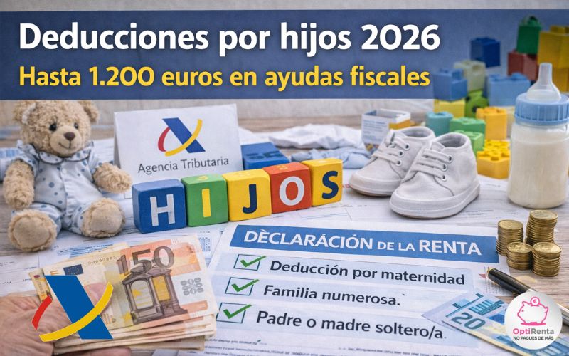 Deducciones por hijos Renta 2026