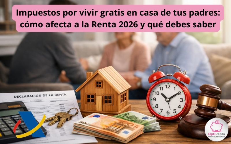 Impuestos por vivir gratis en casa de tus padres