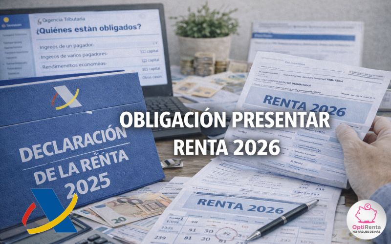 Obligación presentar Renta 2026