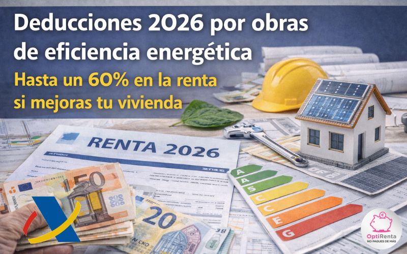 las deducciones por obras de eficiencia energética en la Renta 2026