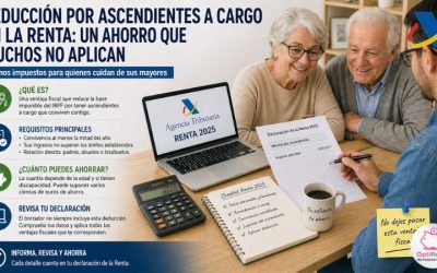 La deducción por tener ascendientes a cargo en la renta que muchos contribuyentes están dejando escapar