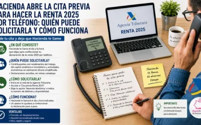 Hacienda abre la cita previa para hacer la renta 2025 por teléfono: quién puede solicitarla y cómo funciona
