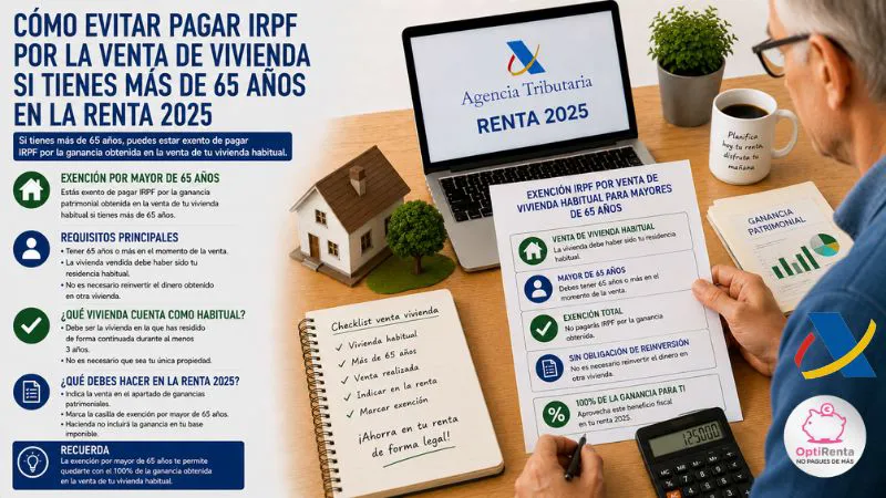 vivienda mayores 65 años renta 2025