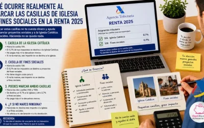 Qué ocurre realmente al marcar las casillas de Iglesia y fines sociales en la renta 2025