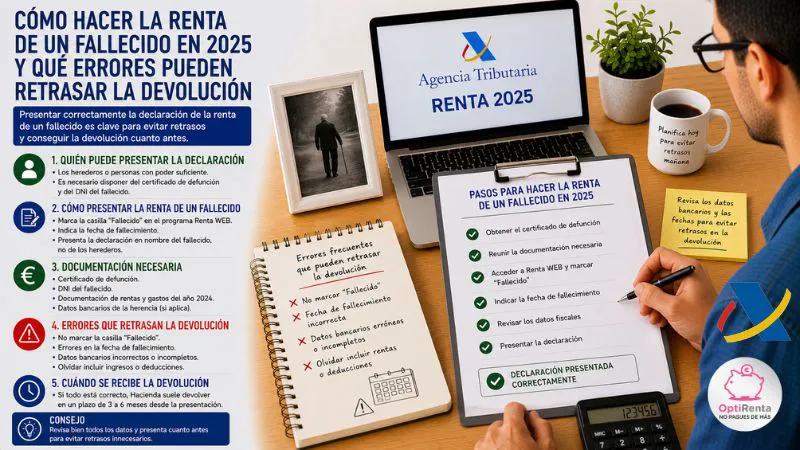 renta fallecido 2025