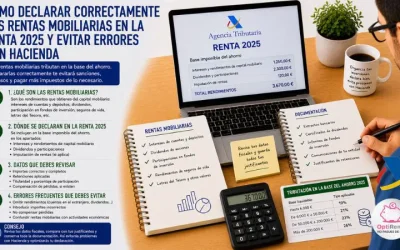Cómo declarar correctamente las rentas mobiliarias en la renta 2025 y evitar errores con Hacienda
