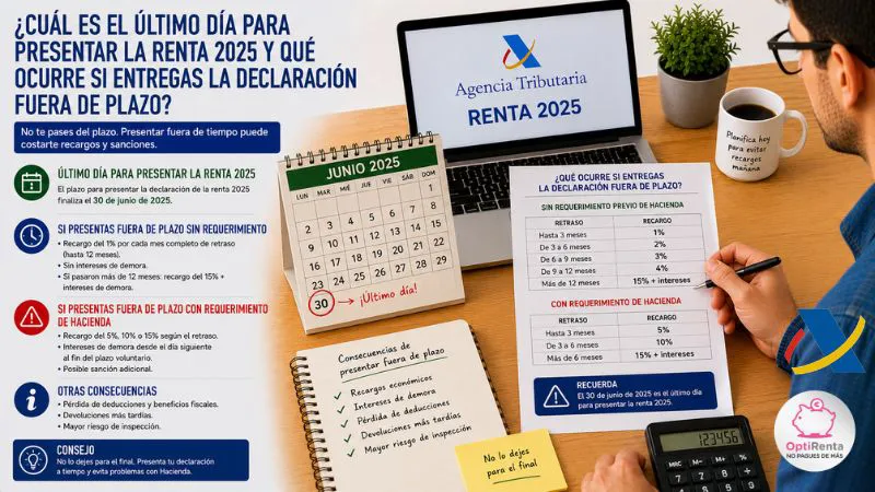 último día presentar la renta 2025